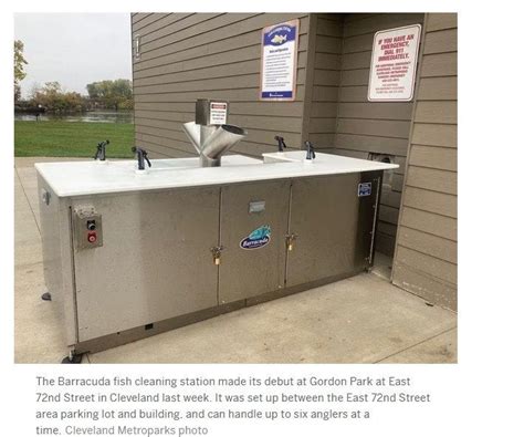 Fish cleaning station at Crocker DNR launch.